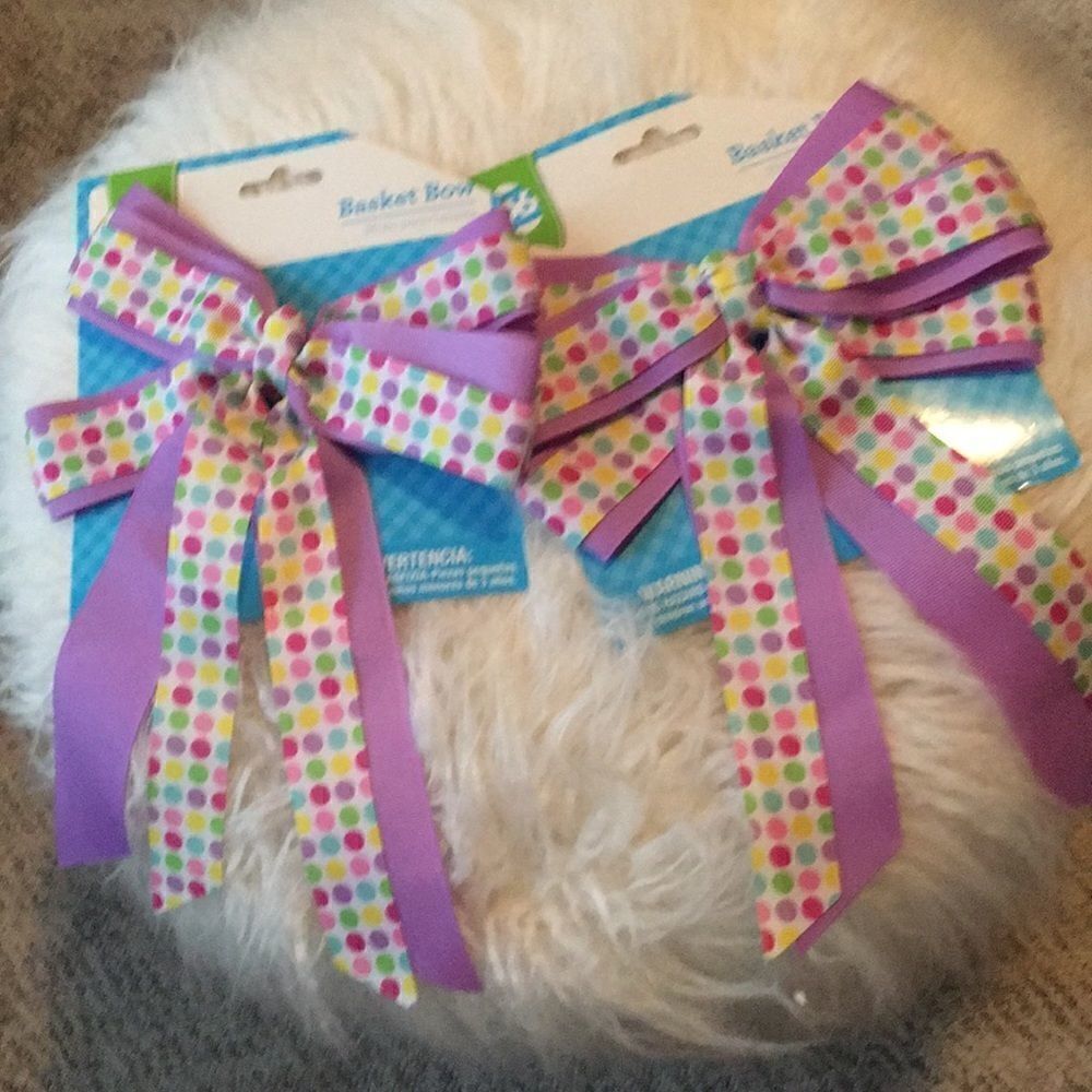 2 Basket Bows - Picture 1 of 4